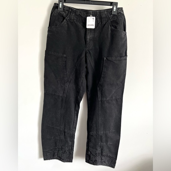 🌻🆕FREE PEOPLE We The Free Supersonic Slim Pants-BLACK COLOR-SIZE 2 & 4 - Picture 12 of 15